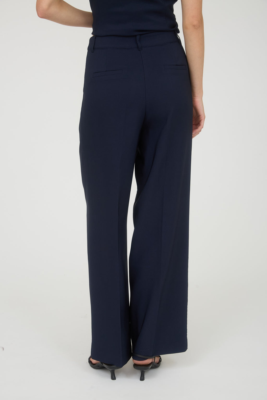 Mary High Waist Pleated Wide Leg Dress Pants